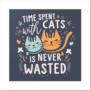 cat time Posters and Art